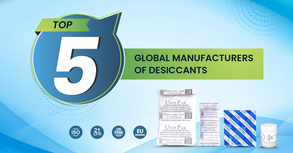 top five global manufacturers of desiccants